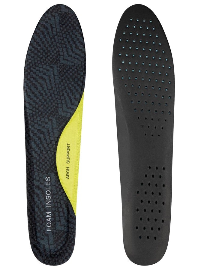 Endoto Memory Foam Insoles for Skechers Shoes, Replacement Breathable Inserts for Men with Extra Cushioned Arch Support to Absorb Shock & Relieve Foot Pain(US Size:M12.5-47 EU) - Image 1